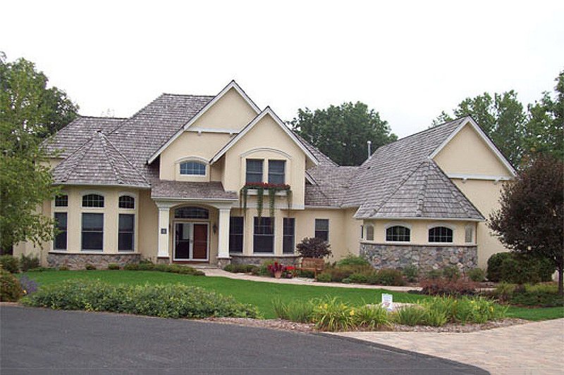 Dream House Plan - European Exterior - Front Elevation Plan #56-591