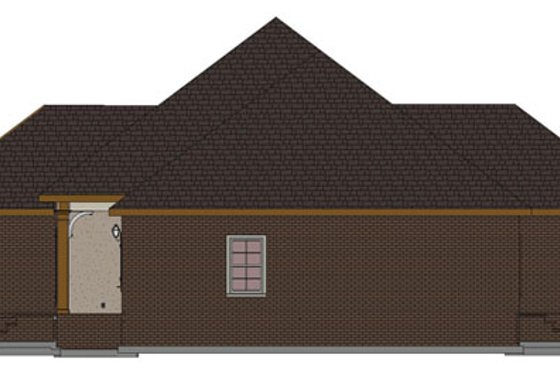 Exterior - Other Elevation 1 for European House Plan #44-181 - 3 bed, 2.5 bath