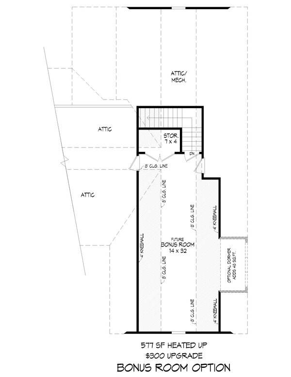 Home Plan - Farmhouse Floor Plan - Upper Floor Plan #932-1206