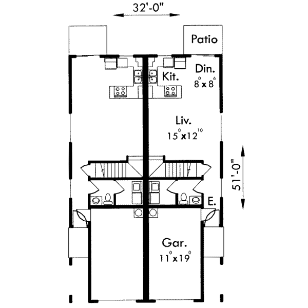 Traditional Floor Plan - Main Floor Plan #303-382