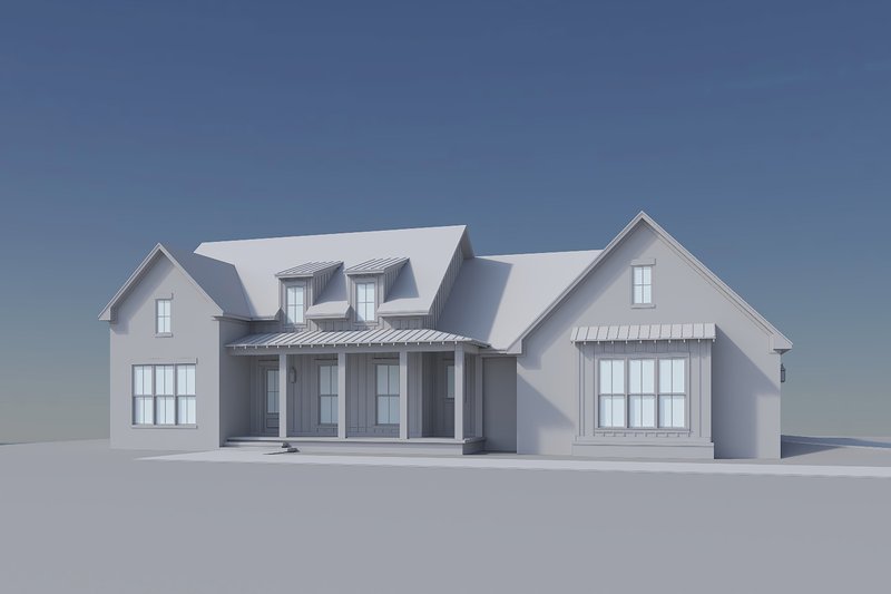Architectural House Design - Exterior - Front Elevation 8 for Farmhouse House Plan #430-427 - 3 bed, 3.5 bath