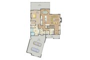 Craftsman Style House Plan - 3 Beds 3 Baths 2776 Sq/Ft Plan #1057-21 