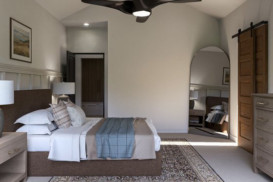 Interior - Master Bedroom for Modern House Plan #455-346 - 4 bed, 2.5 bath