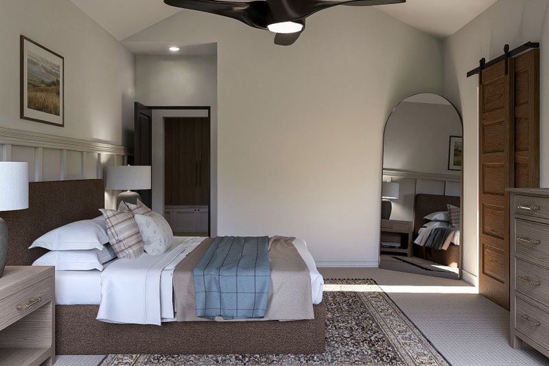 House Design - Interior - Master Bedroom for Modern House Plan #455-346 - 4 bed, 2.5 bath
