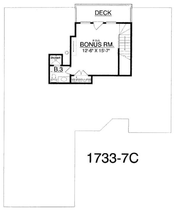 House Plan Design - Traditional Floor Plan - Other Floor Plan #40-407