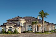 Mediterranean Style House Plan - 5 Beds 6 Baths 6079 Sq/Ft Plan #930-442 