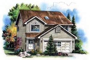 Traditional Exterior - Front Elevation Plan #18-282