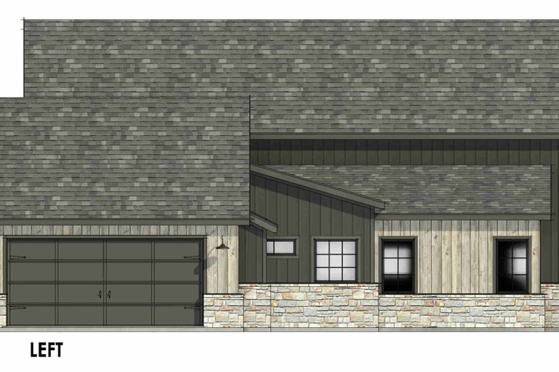 House Design - Exterior - Other Elevation for Barndominium House Plan #1096-162 - 4 bed, 2 bath