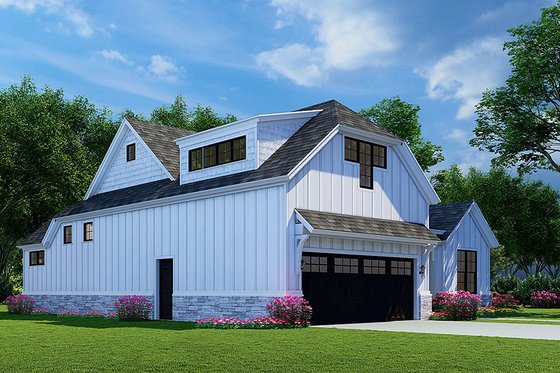 Exterior - Other Elevation 3 for Farmhouse House Plan #923-153 - 3 bed, 2 bath