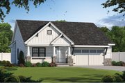 Craftsman Style House Plan - 3 Beds 2 Baths 1452 Sq/Ft Plan #20-2269 