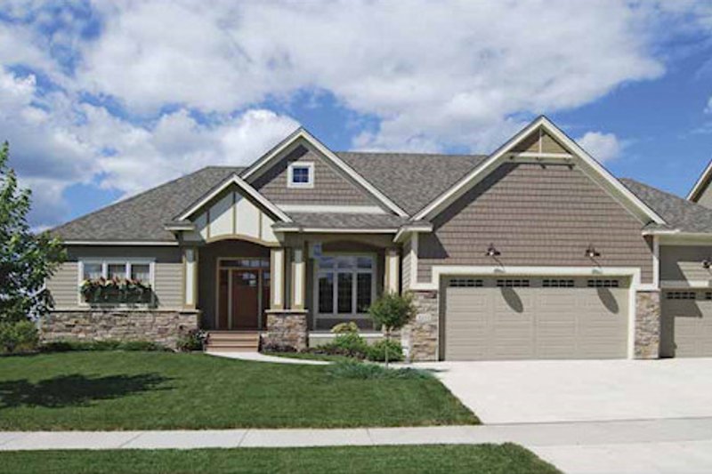 Home Plan - Craftsman Exterior - Front Elevation Plan #320-497