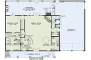 Country Style House Plan - 3 Beds 2.5 Baths 2575 Sq/Ft Plan #17-2459 