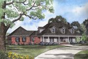 Country Style House Plan - 3 Beds 4 Baths 3670 Sq/Ft Plan #17-579 
