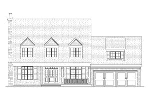 Traditional Exterior - Front Elevation Plan #901-2