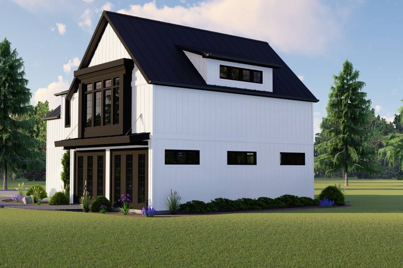 Architectural House Design - Exterior - Other Elevation 1 for Contemporary House Plan #1064-202 - 2 bed, 1 bath