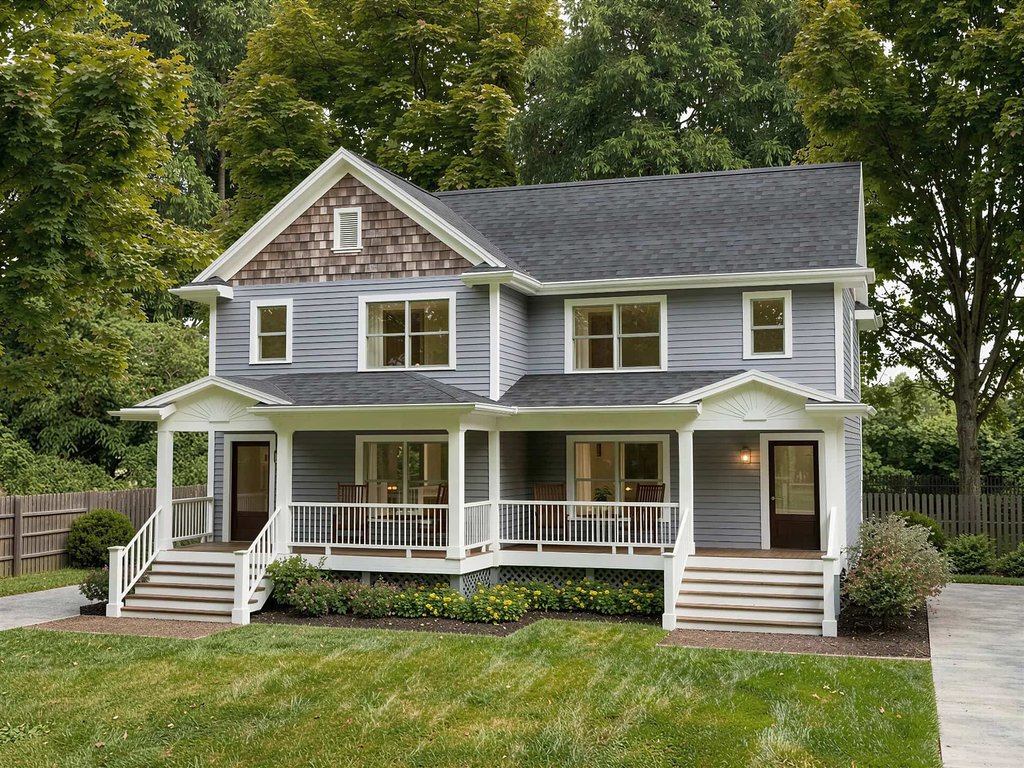Exterior - Front Elevation 2 for Farmhouse House Plan #79-240 - 2 bed, 2 bath