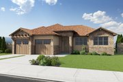 Mediterranean Style House Plan - 6 Beds 4.5 Baths 3390 Sq/Ft Plan #126-211 