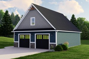 Country Exterior - Front Elevation Plan #1064-256