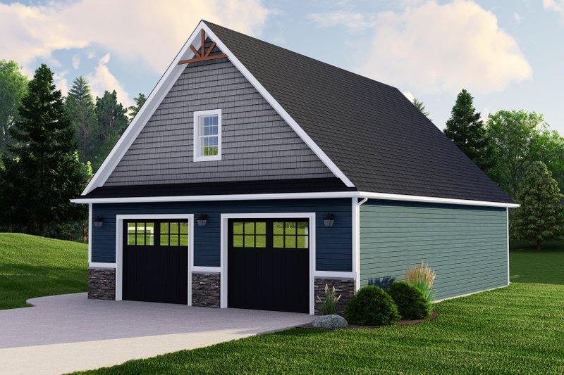 Architectural House Design - Country Exterior - Front Elevation Plan #1064-256