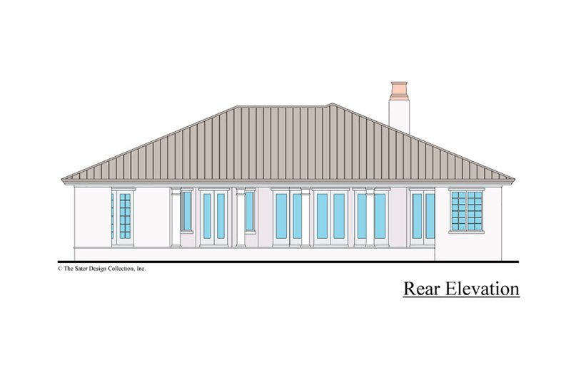 Dream House Plan - Exterior - Rear Elevation for Contemporary House Plan #930-500 - 3 bed, 2 bath