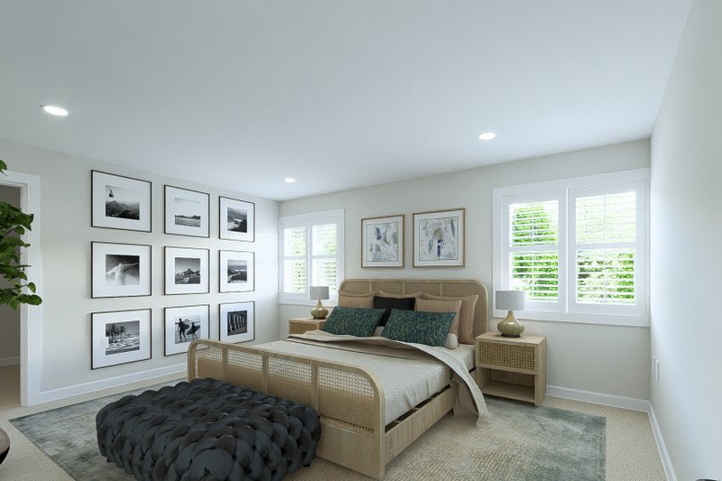 House Plan Design - Interior - Master Bedroom 1 for Traditional House Plan #1060-206 - 4 bed, 2.5 bath