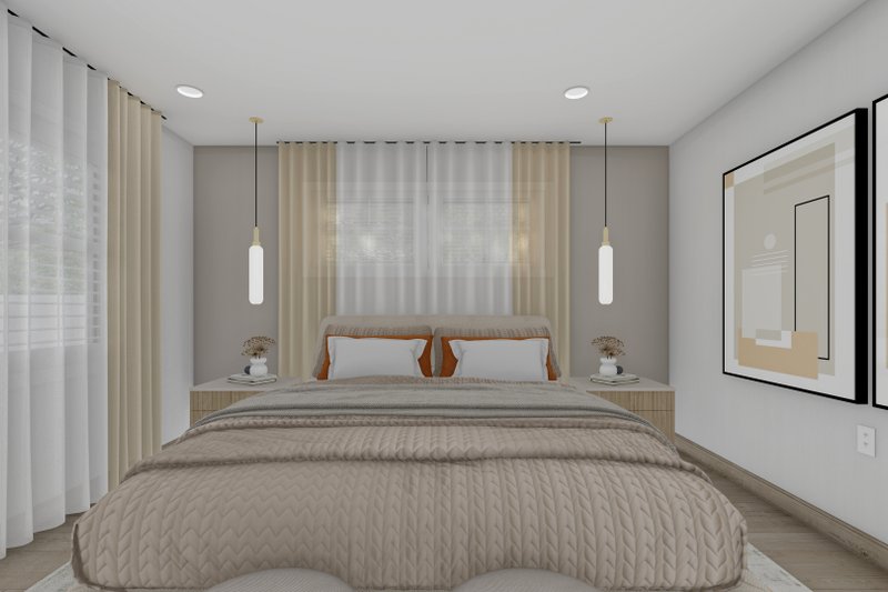 Dream House Plan - Interior - Master Bedroom for Traditional House Plan #1060-181 - 3 bed, 2 bath