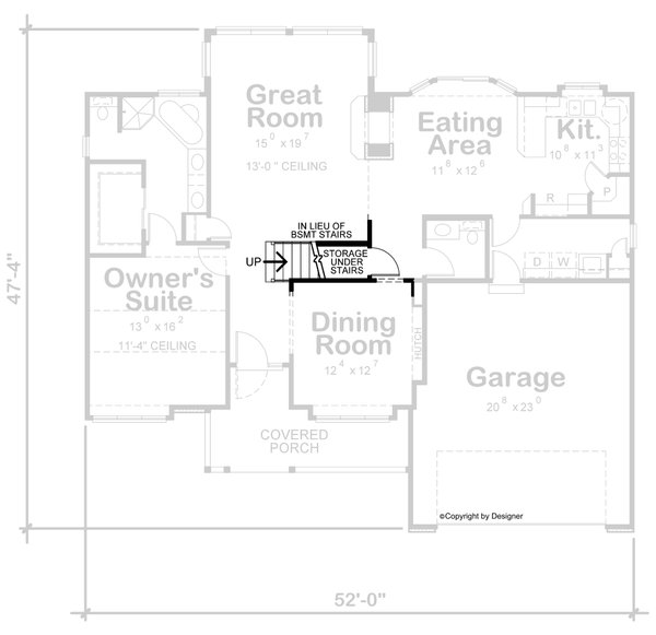 Traditional Floor Plan - Other Floor Plan #20-2560