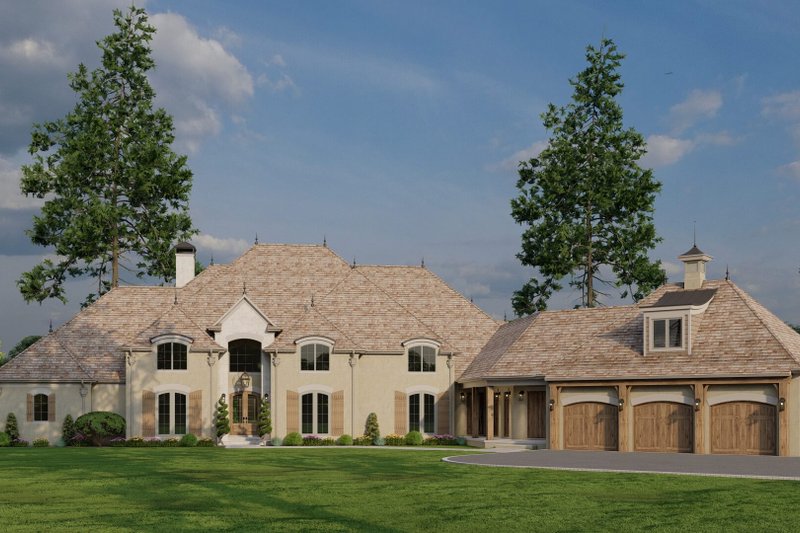 Dream House Plan - European Exterior - Front Elevation Plan #923-392