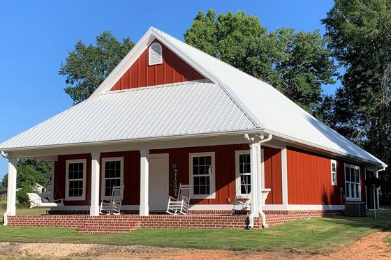 Exterior - Front Elevation 6 for Cottage House Plan #44-165 - 2 bed, 2 bath