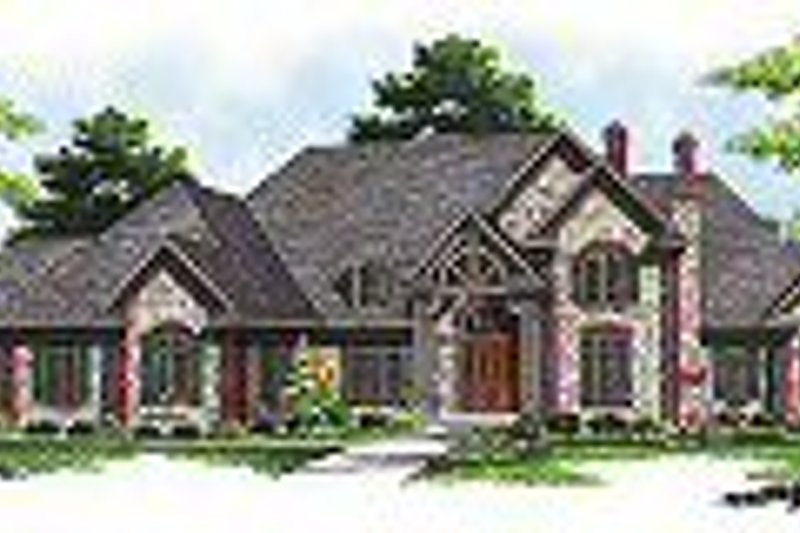 Home Plan - Exterior - Other Elevation for European House Plan #70-559 - 5 bed, 5.5 bath