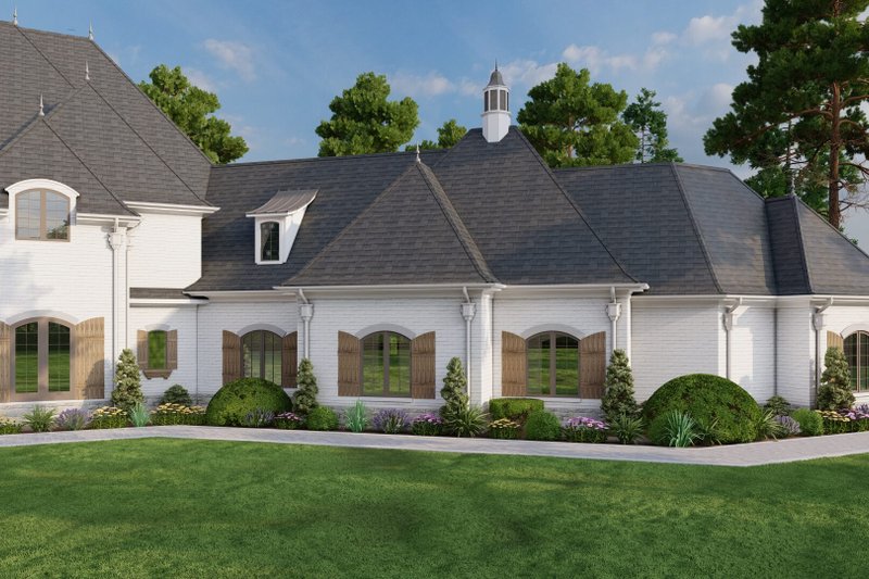 Architectural House Design - Exterior - Other Elevation 3 for European House Plan #923-354 - 7 bed, 8.5 bath
