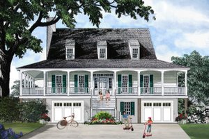 Southern style home, Country design, elevation