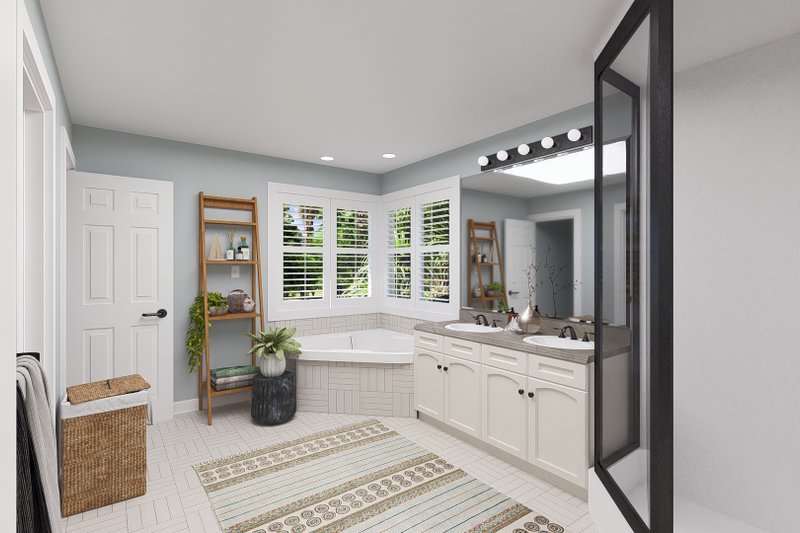 Dream House Plan - Interior - Master Bathroom 2 for Traditional House Plan #1060-33 - 4 bed, 3.5 bath