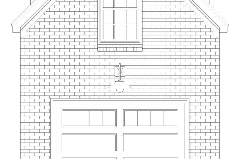 Home Plan - Exterior - Front Elevation 3 for Modern House Plan #932-899, 0 bath