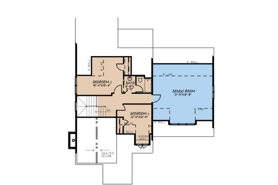Floor Plan - Upper Floor for Craftsman House Plan #923-169 - 3 bed, 2.5 bath