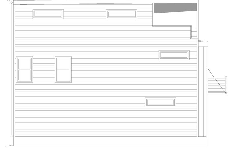 House Blueprint - Exterior - Other Elevation for Contemporary House Plan #932-1412 - 3 bed, 3.5 bath