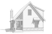 Cabin Style House Plan - 2 Beds 2 Baths 1364 Sq/Ft Plan #1114-2 