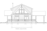 Log Style House Plan - 3 Beds 2.5 Baths 2346 Sq/Ft Plan #117-1019 Exterior 
