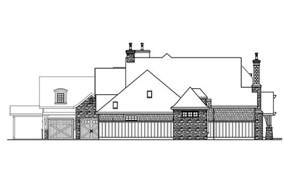 Exterior - Other Elevation for Craftsman House Plan #124-703 - 3 bed, 3 bath