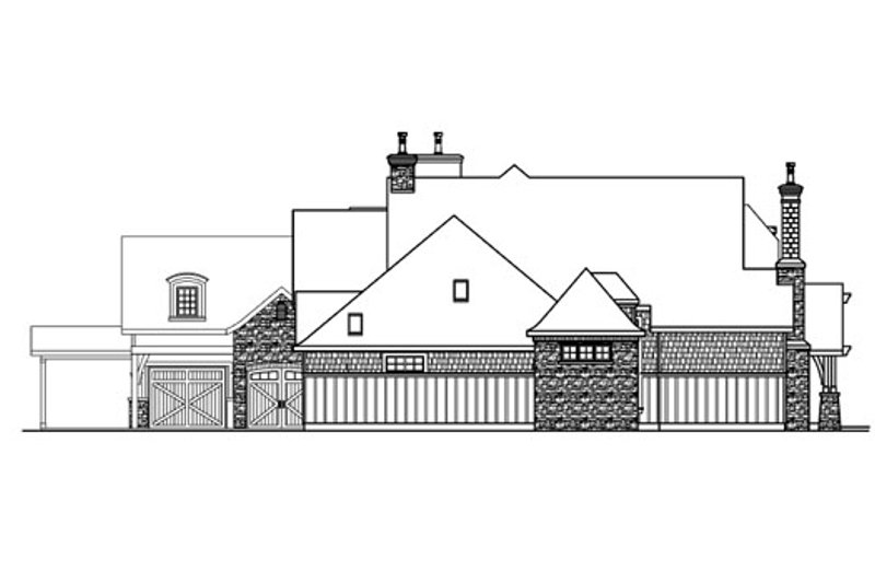 Home Plan - Exterior - Other Elevation for Craftsman House Plan #124-703 - 3 bed, 3 bath