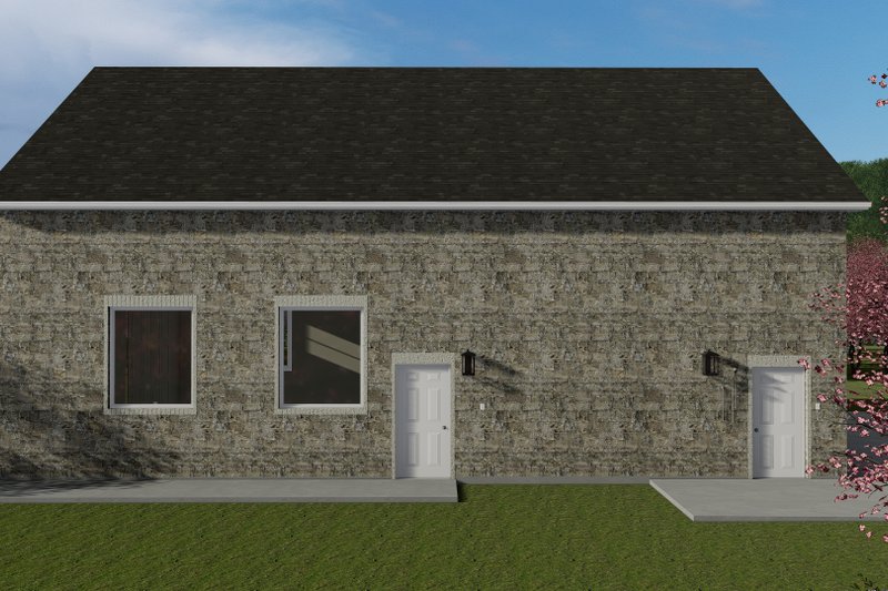 Architectural House Design - Exterior - Other Elevation for Traditional House Plan #1060-85, 1 bath