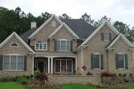 Exterior - Other Elevation for European House Plan #54-167 - 4 bed, 3.5 bath