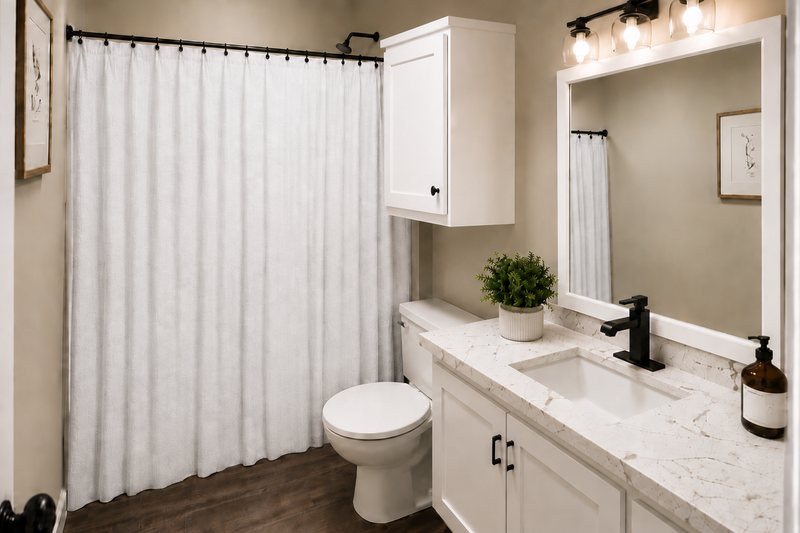 House Blueprint - Interior - Bathroom 1 for Farmhouse House Plan #44-315 - 3 bed, 2 bath