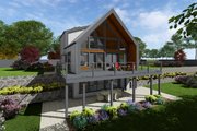 Contemporary Style House Plan - 2 Beds 2 Baths 1187 Sq/Ft Plan #126-292 