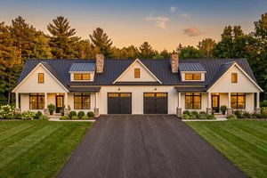 House Plan Design - Exterior - Front Elevation for Country House Plan #1089-82 - 2 bed, 2 bath