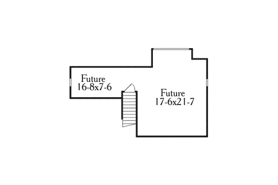 Floor Plan - Other Floor for Southern House Plan #406-173 - 3 bed, 2 bath
