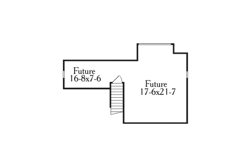 House Blueprint - Floor Plan - Other Floor for Southern House Plan #406-173 - 3 bed, 2 bath