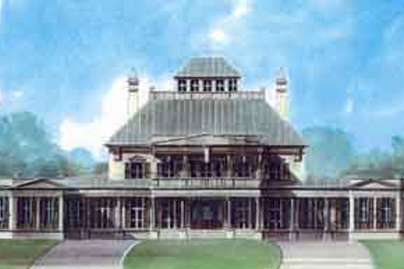 Dream House Plan - European Exterior - Front Elevation Plan #119-184