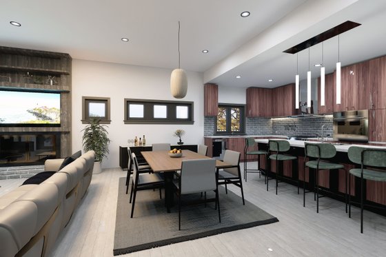 Interior - Kitchen for Country House Plan #1101-7 - 3 bed, 3.5 bath