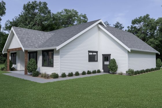 Exterior - Other Elevation for Craftsman House Plan #1070-63 - 3 bed, 2 bath